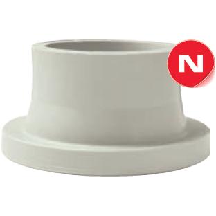 Kan, Zubehör Sanitärinstallation, therm Flanged sleeve with flat gasket 110 - 04109310