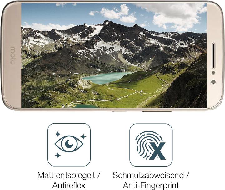 Produktbild Dipos Displayschutz Anti-Shock (2 Stück, Motorola Moto M)