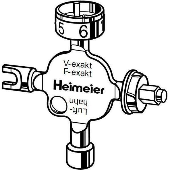 Heimeier universal key (0530-01.433), Zubehör Heizen