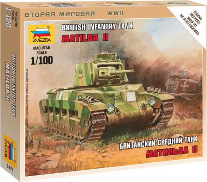 Produktbild Carson 1:100 Britischer Panzer "Matilda II"