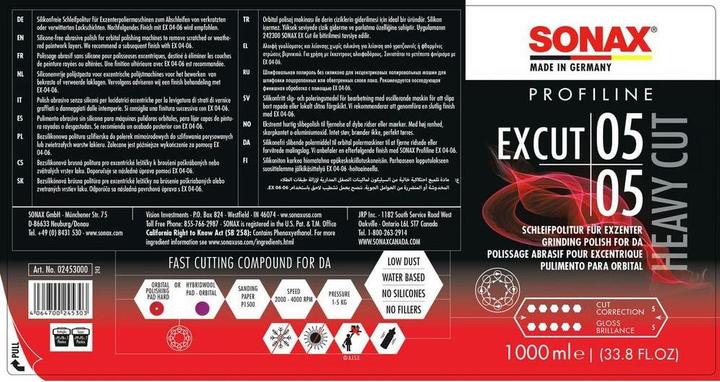 Immagine prodotto Sonax Profiline ExCut 05-05 (1000 ml)