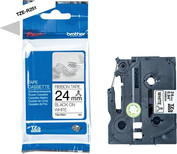 Produktbild Brother TZe-R251 (2.40 cm, Weiss)