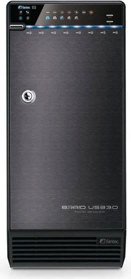 Actual product image Fantec QB-X8US3R black 8Bay RAID (3.5")