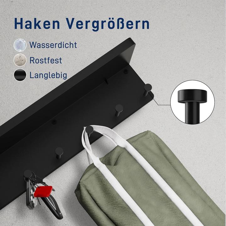 Produktbild Niffgaff Schlüsselbrett mit Ablage und Haken für Flur