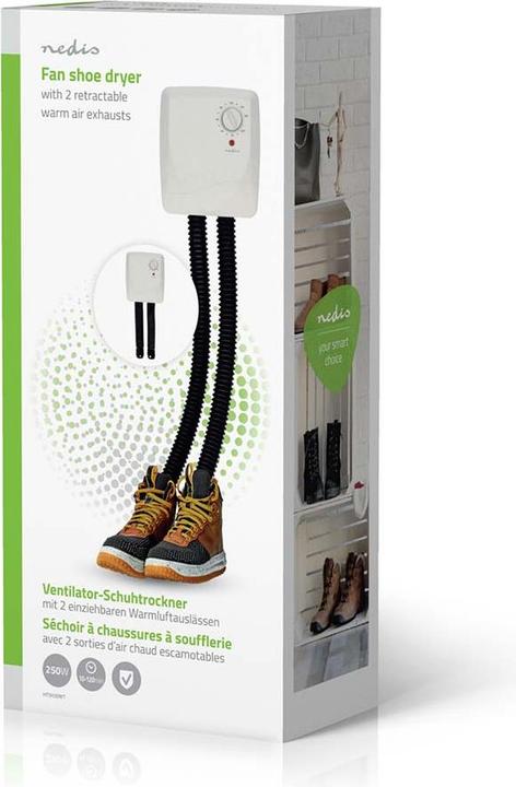 Image du produit Nedis Schuhtrockner | 250 W | 45 °C | Überhitzungsschutz (1 x)