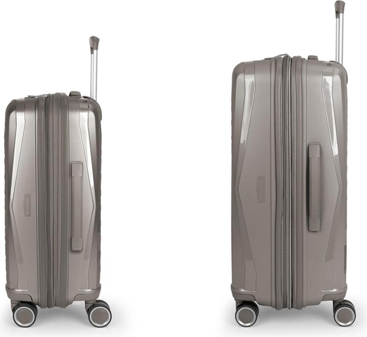 Image du produit Gabol Queens Ensemble de valises à 4 roulettes en 2 parties avec soufflet extensible (114 l)