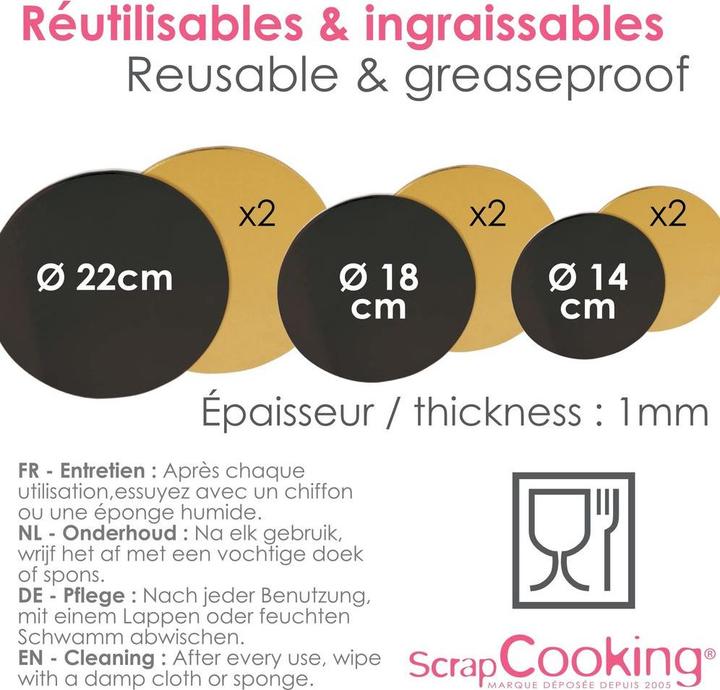 Produktbild ScrapCooking Tortenunterlage
