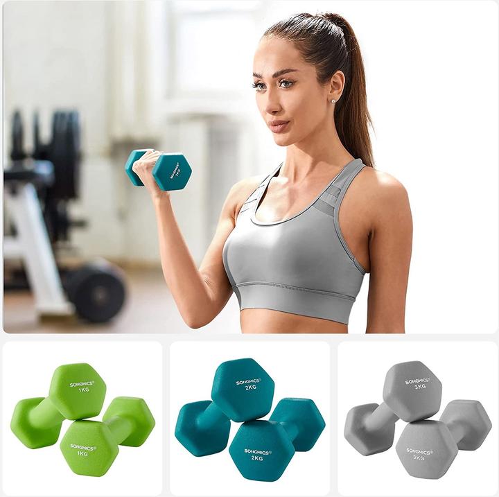 Actual product image Songmics Kai (2 x 3 kg, 2 x 1 kg, 2 x 2 kg)