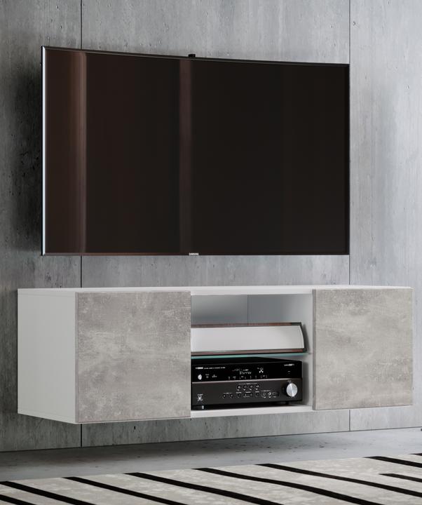 Image du produit VCM Bois Mural TV Lowboard Armoire TV Jusa (115 x 36 x 40 cm)