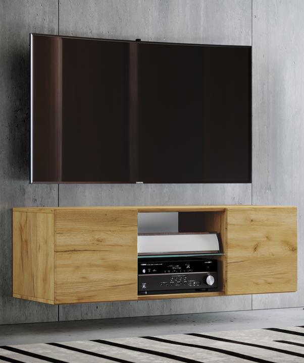 Image du produit VCM Bois Mural TV Lowboard Armoire TV Jusa (115 x 36 x 40 cm)