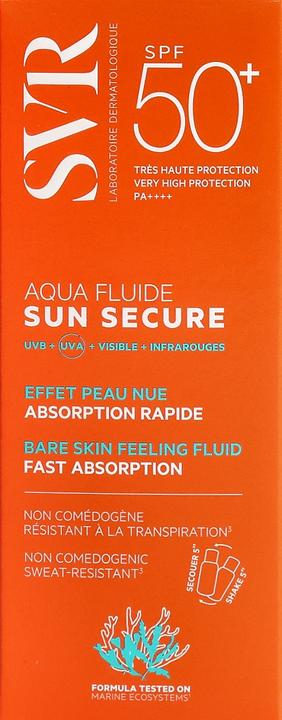 Actual product image SVR Sun Secure Aqua Fluide (SPF 50+, 50 ml)