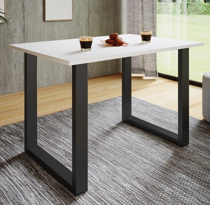 Produktbild VCM Premium Esszimmertisch Holztisch Esstisch Tisch "Xona U" (110 x 50 x 76 cm)