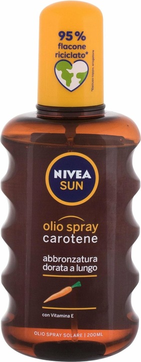 Productafbeelding NIVEA Caroteen van de zon (Zonnebrandolie, SPF 15, 200 ml)
