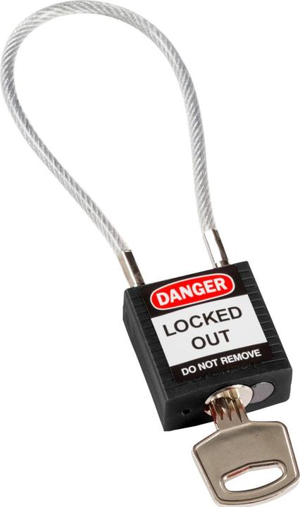 Actual product image Brady Compact cable padlocks