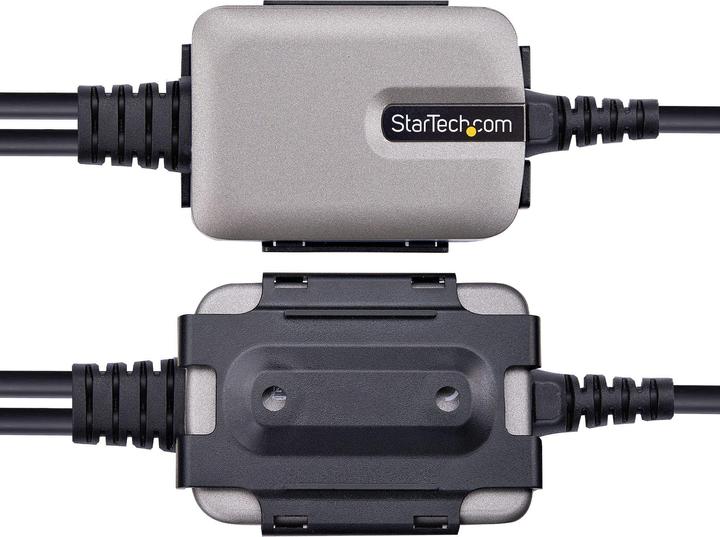 Actual product image StarTech COM 60cm 24inch 2-Port USB to Serial Adapter COM-Retention,FTDI USB-A to DB9 RS232 Cable (0.60 m)