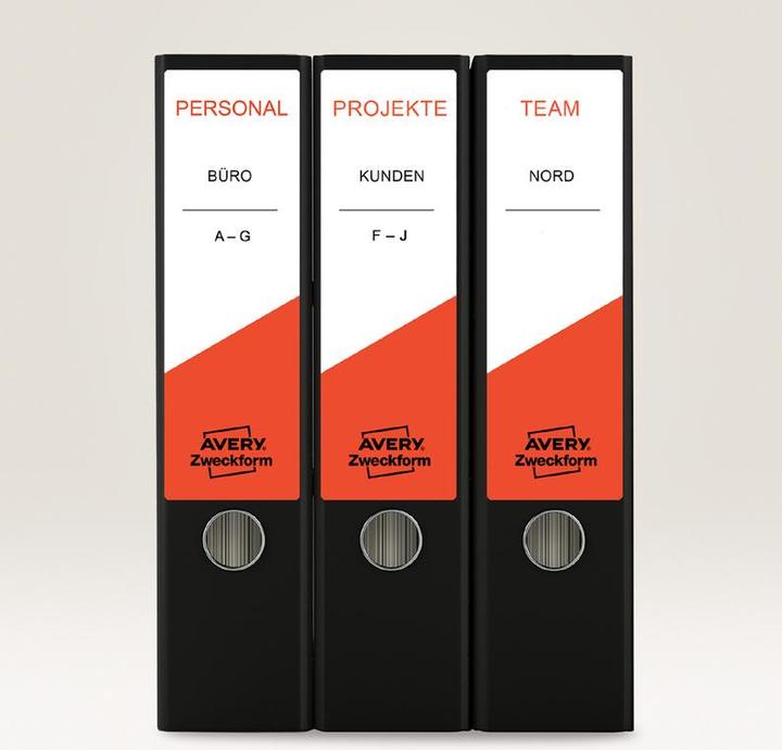 Produktbild Avery Ordner-Etiketten, ablösbar