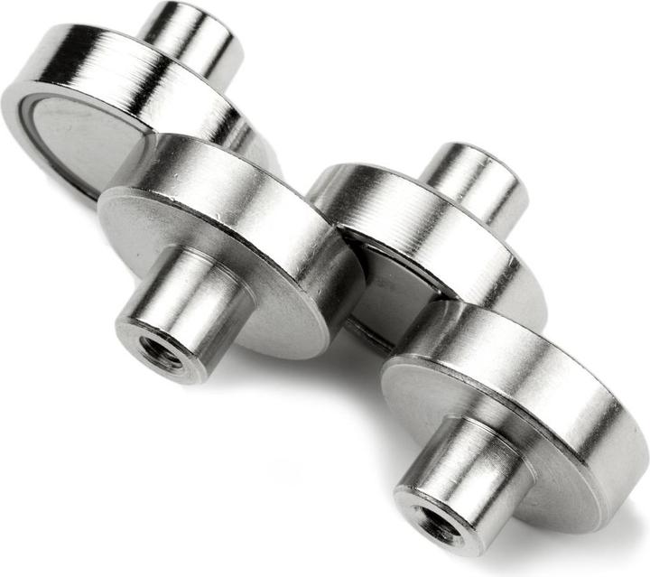 Produktbild Supermagnete Topfmagnet mit Gewindebuchse (3x)