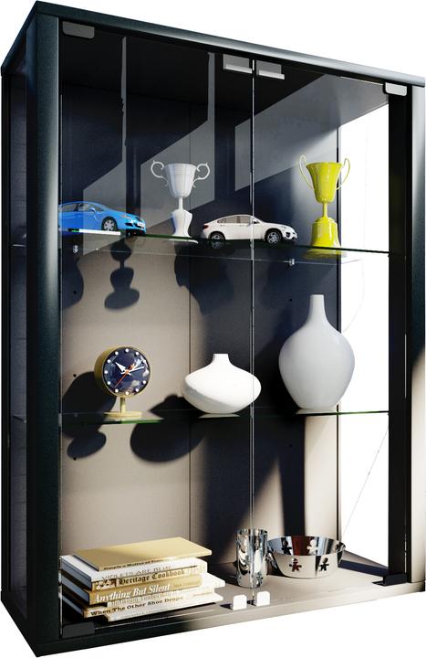 Produktbild VCM Sammel Wandvitrine Holz Glas Udina (60 x 25 x 80 cm)