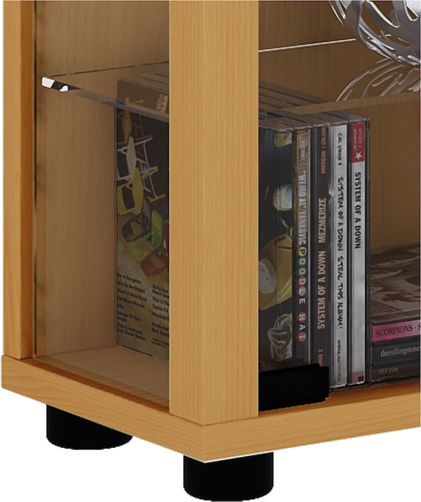 Immagine prodotto VCM Stand da collezione Vetrina in legno vetro Lumo Maxi (59 x 18 x 113 cm)