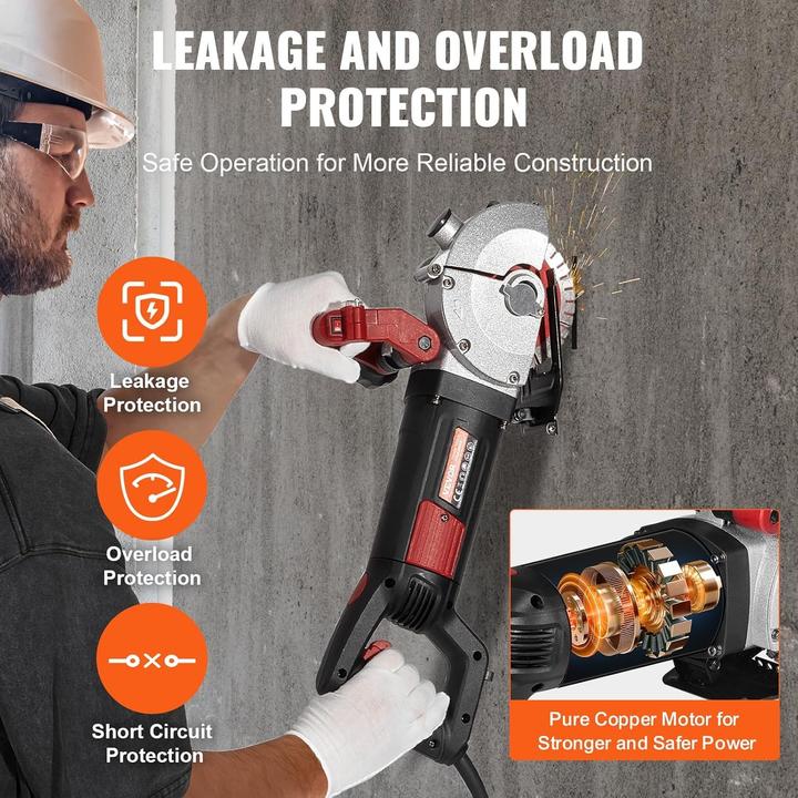 Actual product image Vevor Electric Wall Router (Grooving cutter)