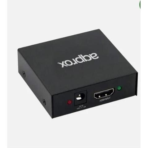 Approx HDMI Splitter - 2 portos HDMI 1.3, 1080P, 4K felskálázás, Switch box