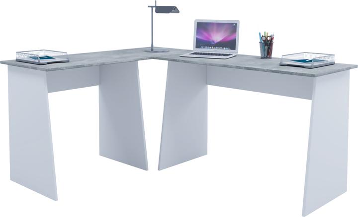 Produktbild VCM Holz Eckschreibtisch Computertisch Masola (80 x 50 x 74 cm, 110 x 50 x 74 cm)