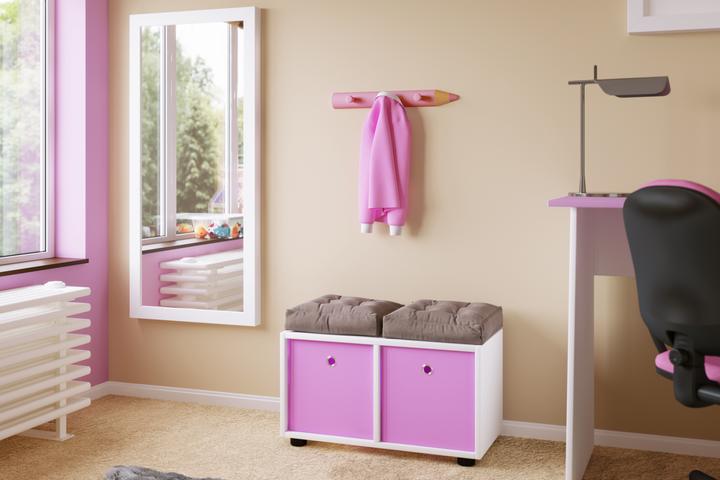 Actual product image VCM Wood hook wall coat rack Stifto