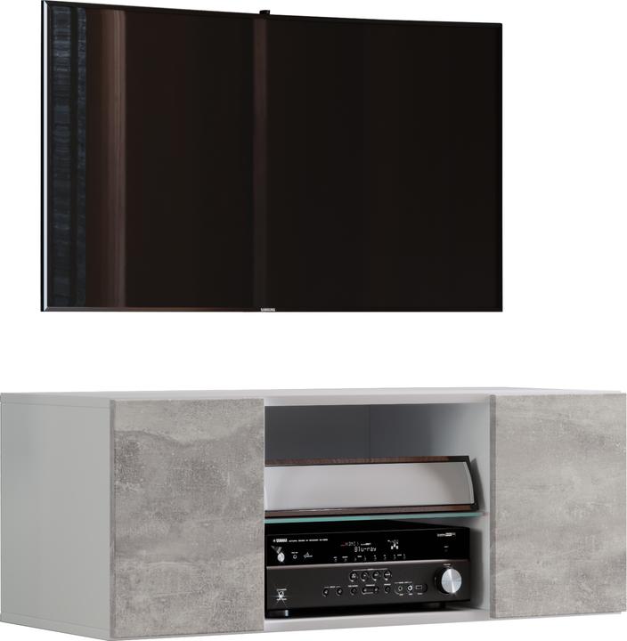 Image du produit VCM Bois Mural TV Lowboard Armoire TV Jusa (95 x 36 x 40 cm)