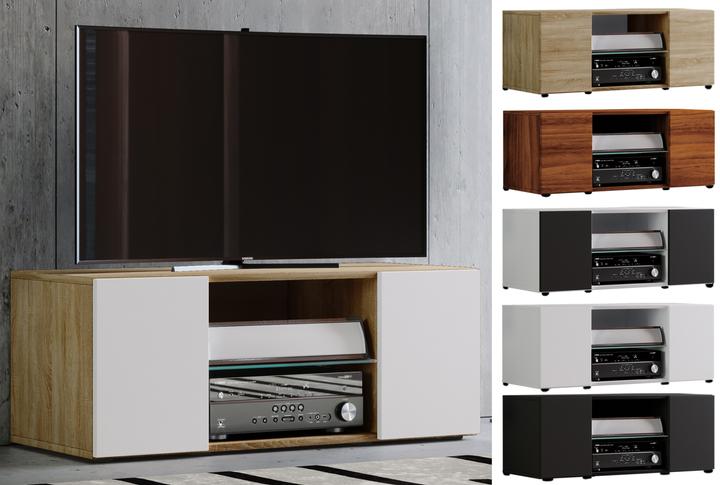 Produktbild VCM Holz TV Lowboard Fernsehschrank Lowina (115 x 36 x 40 cm)