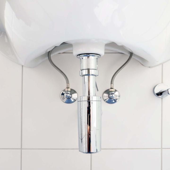 Actual product image XPOtool Flexible hose 300mm DN8 armoured hose 3/4"  AG 26.44mm 3/8"  ÜM 14.95mm