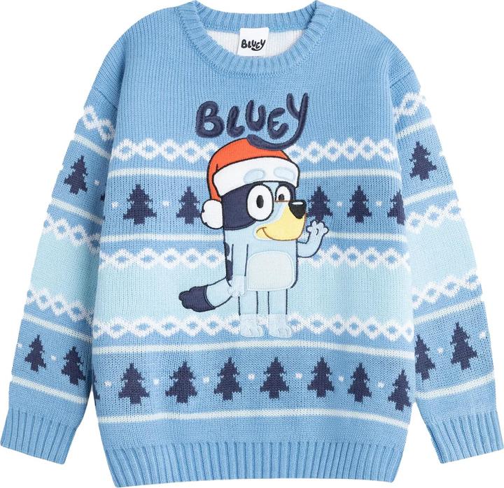 Produktbild Bluey Pullover Jungen weihnachtliches Design (104)
