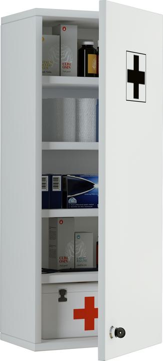 Immagine prodotto VCM Armadietto dei medicinali Medasa con serratura (29 x 20 x 70 cm)