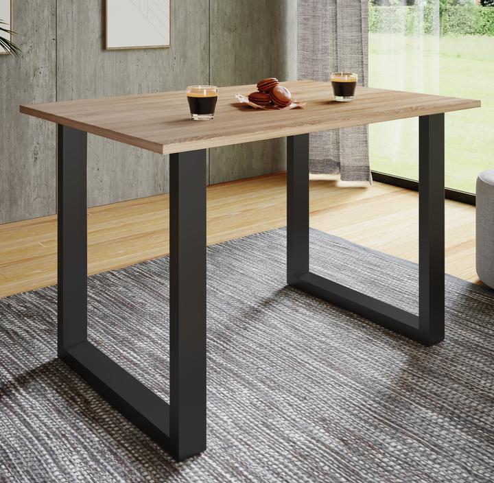 Produktbild VCM Premium Esszimmertisch Holztisch Esstisch Tisch "Xona U" (110 x 50 x 76 cm)