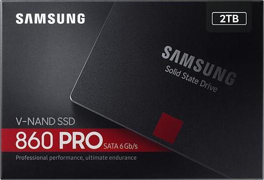 Produktbild Samsung SSD 860 PRO, 2TB, 2.5" (2000 GB, 2.5")