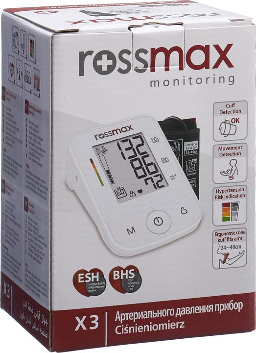 Produktbild Rossmax Blutdruckmessgerät Digital X3 (Blutdruckmessgerät Oberarm)