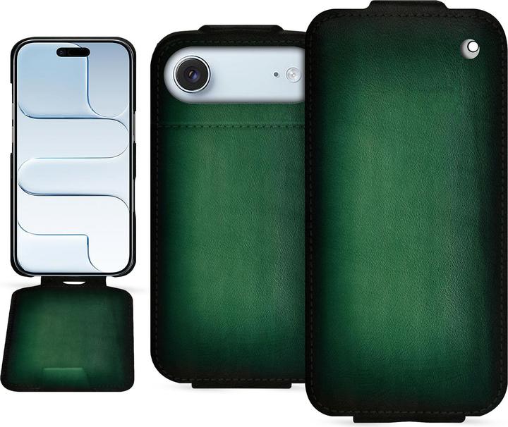 Actual product image Noreve Vertical leather shell (Apple iPhone 17)