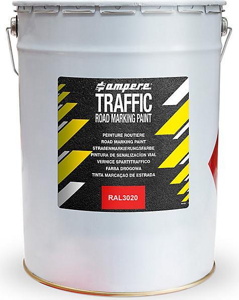 Actual product image Ampere Road marking paint, 25 kg pail, red.