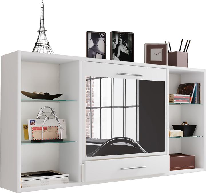 Actual product image VCM Dressing Table Wall Desk Wall Shelf Teala Mirror (115 x 20 x 60 cm)
