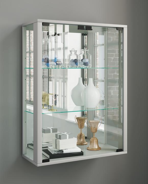 Image du produit VCM Vitrine murale vitrine de collection en verre vitrine murale étagère armoire en verre vitrine (60 x 25 x 80 cm)