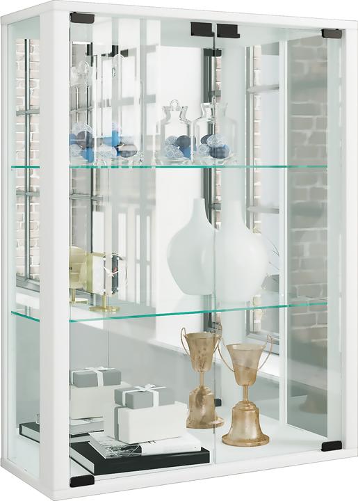 Image du produit VCM Vitrine murale vitrine de collection en verre vitrine murale étagère armoire en verre vitrine (60 x 25 x 80 cm)