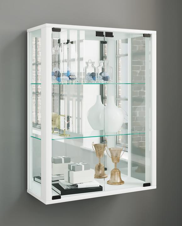 Image du produit VCM Vitrine murale vitrine de collection en verre vitrine murale étagère armoire en verre vitrine (60 x 25 x 80 cm)