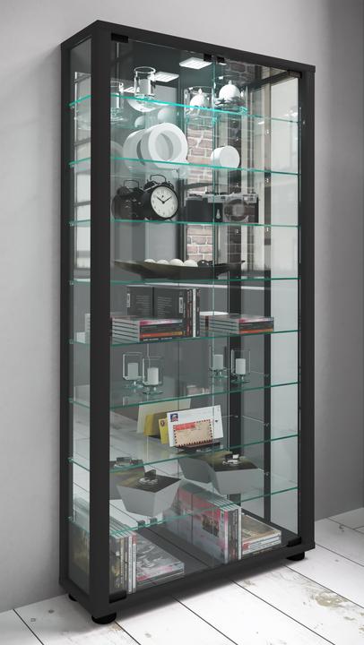 Immagine prodotto VCM Espositore da collezione Legno Vetro Lumo Maxi Specchio (59 x 18 x 115 cm)