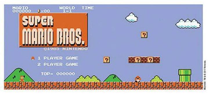 Actual product image Pyramid Super Mario Bros. Cup Retro Title (315 ml, 1 x)