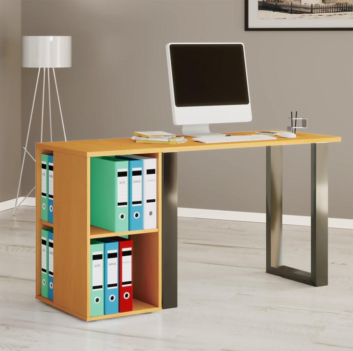 Produktbild VCM Holz Büroschrank Rollcontainer Sideboard Regal Lona (40 x 80 x 76 cm, 40 x 50 x 76 cm)