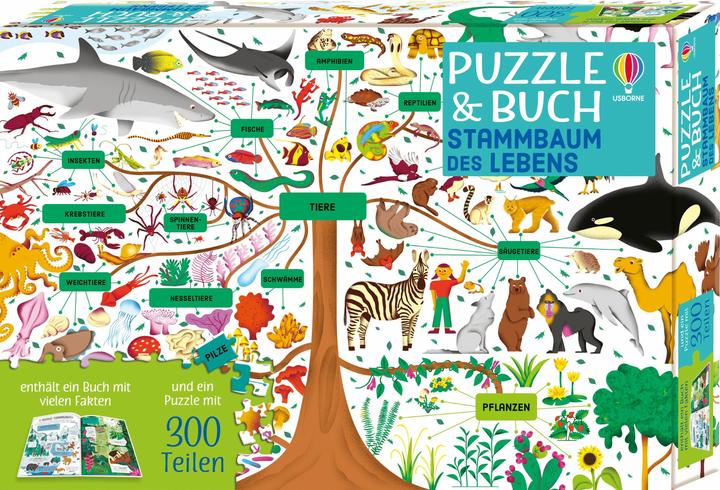 James:Puzzle & Buch: Stammbaum des Lebe (300 Teile)