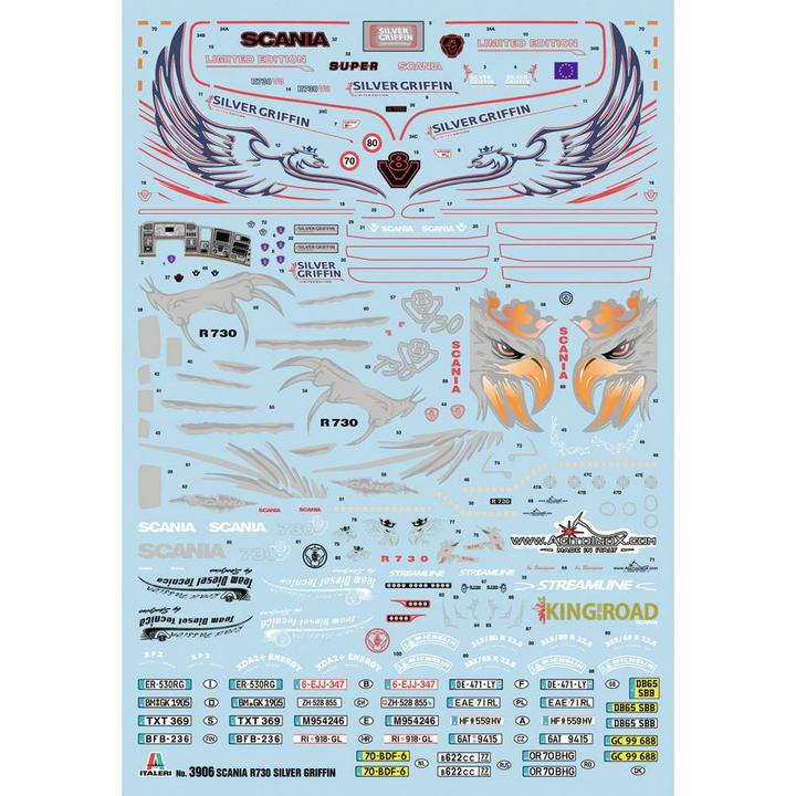 Image du produit Italeri Scania R730 Streamline 4x2