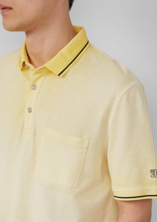 Produktbild S.Oliver Polo-Shirt Piqué-Poloshirt mit Waschung und Brusttasche (3XL)