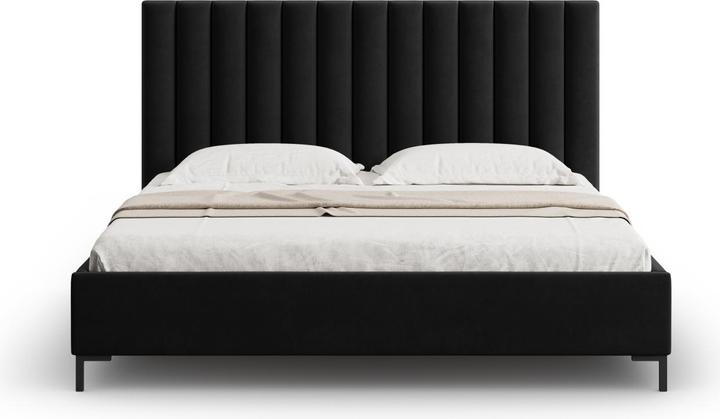 Image du produit Micadoni Lit Coffre en Velours Avec Tête de Lit, "Allison", 220x170x130Fabriqué en Europe (160 x 200 cm)