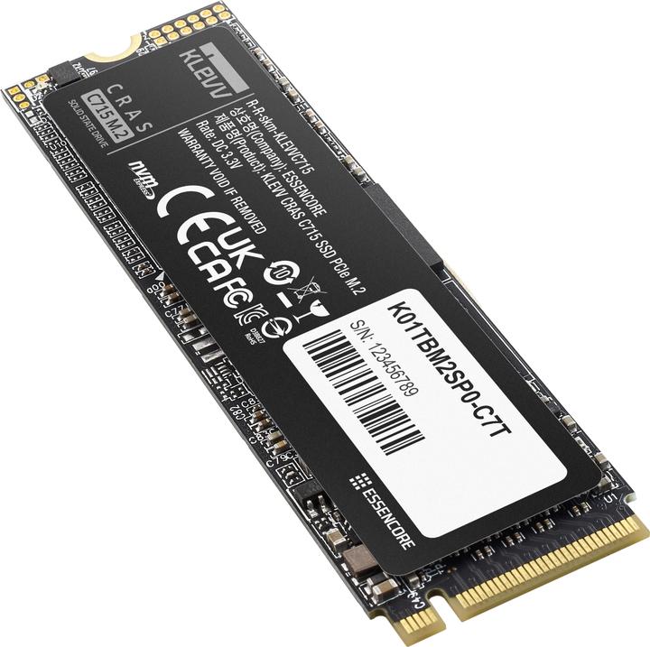 Immagine prodotto Klevv SSD C715 M.2 512GB PCIe Gen3x4 (512 GB, M.2 2280)