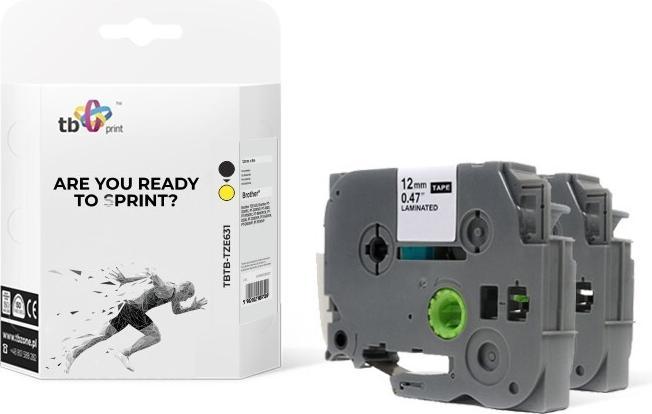 Actual product image Label TBP TBTB-TZE631.